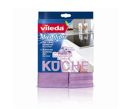Akcesoria do sprzątania VILEDA Ściereczka kuchenna 2 w 1 z Mikrofibry 1 szt.